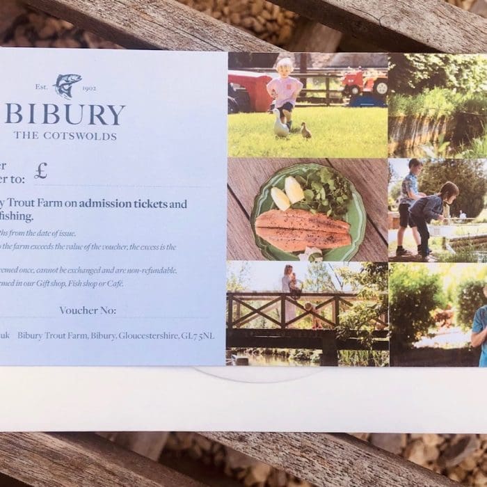 Gift Voucher for Bibury Trout Farm