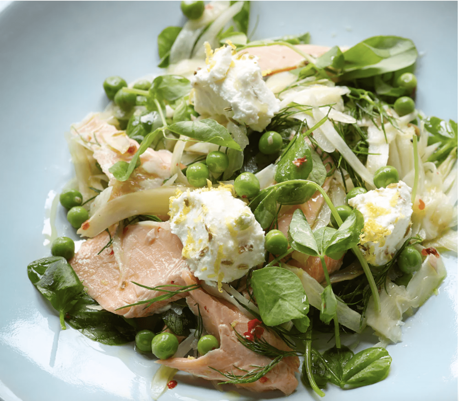 Hot Smoked Trout with Fennel